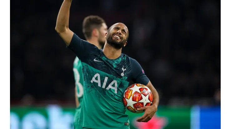 Foto de Lucas Moura, jugador de Tottenham.