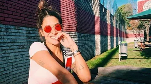 Ivana Nadal fue al Monumental con una amiga, metió foto y tiró: "Siempre River"