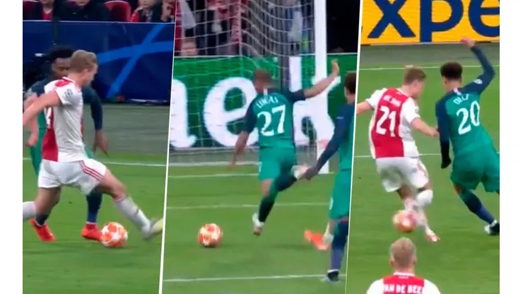 Dos caños, corrida infernal y gol del Tottenham para ilusionarse con la remontada