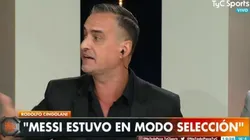 En No Todo Pasa tiraron que "Messi estuvo en modo selección" con Barcelona