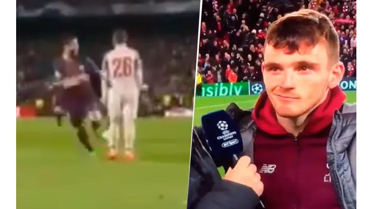 Suárez se burló, pero Robertson rió mejor.