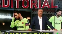 Durísimo editorial de El Chiringuito: "Al Barça de Messi se le está quedando la cara de perdedor"