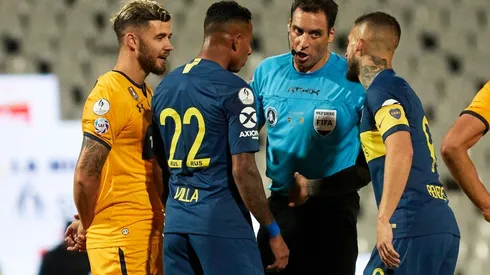 Foto de Sebastián VIlla, jugador de Boca.