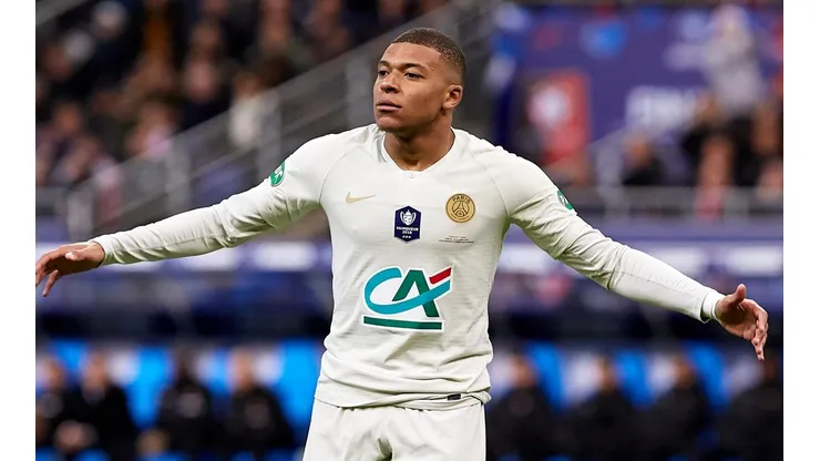 Mbappé en Paris Saint-Germain.