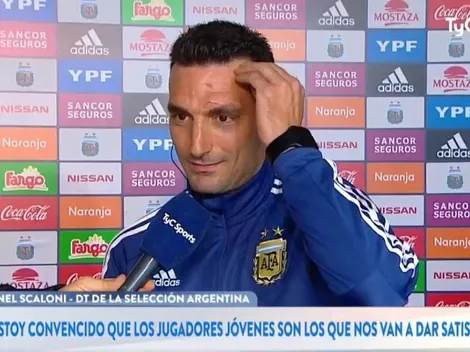 Scaloni: "Desde que estoy, jamás Messi me dijo a quién traer y a quién no traer"
