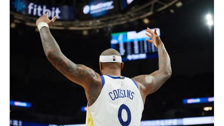 DeMarcus Cousins con los Golden State Warriors