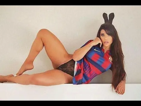 Calentó la previa: Suzy Cortez subió un video bailando sin pantalón y con la camiseta de Messi