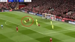 ¡Cuidado, Barcelona! Salió mal del fondo y Liverpool marcó el 2-0