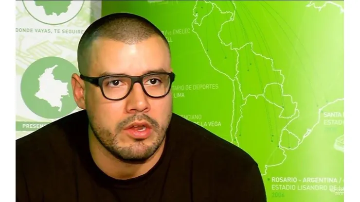 Felipe Ospina, líder de la barra 'Los del Sur' de Atlético Nacional.