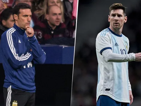 Lionel Scaloni sobre Messi: "Esté o no, buscamos un equipo, no un salvador"