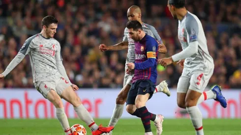 Liverpool vs Barcelona por la Champions League.