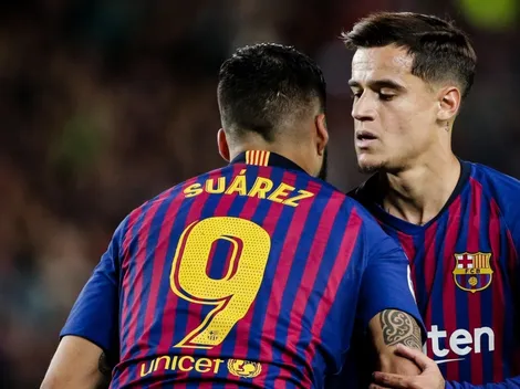 La foto de Luis Suárez y Coutinho que es más Red que Blaugrana