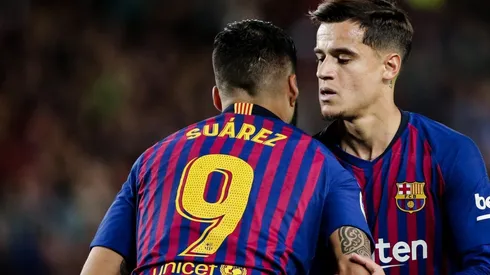 La foto de Luis Suárez y Coutinho que es más Red que Blaugrana