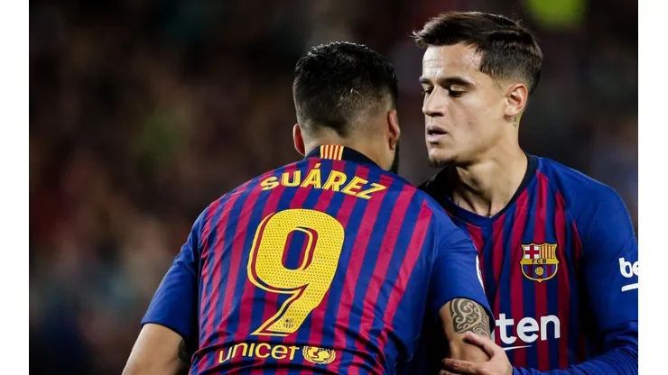 La foto de Luis Suárez y Coutinho que es más Red que Blaugrana