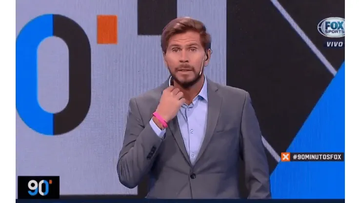 Foto de Sebastián Vignolo, conductor de Fox Sports.