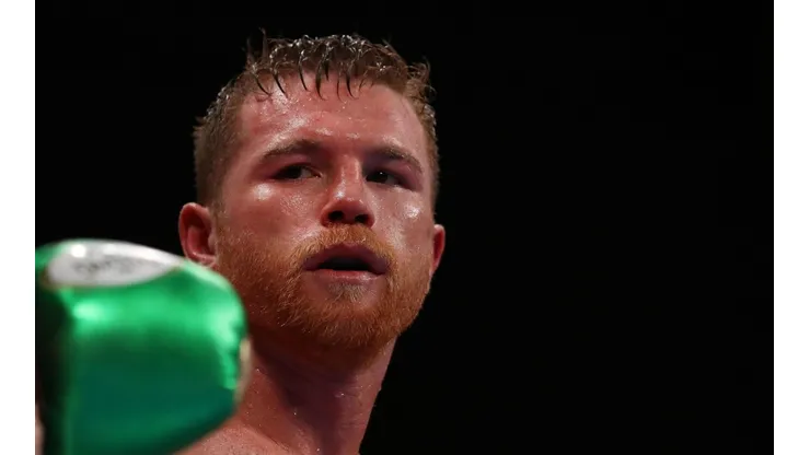 Canelo Álvarez durante su último combate.