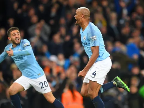 Kompany marcó el golazo de su vida y Manchester City quedó a un paso del título en la Premier