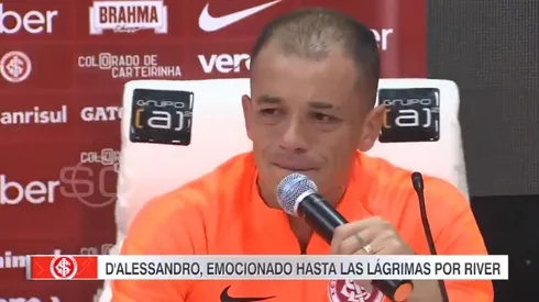 El llanto de Andrés D'Alessandro.