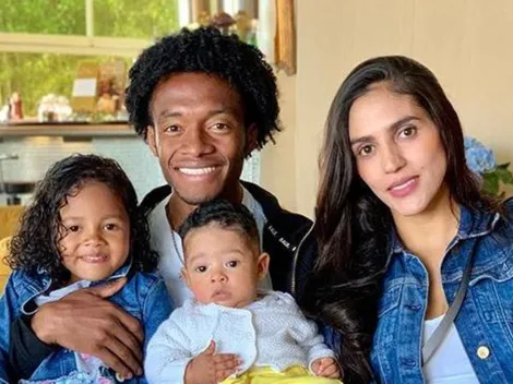 Cuadrado nos emocionó con un posteo en Instagram dedicado a su familia
