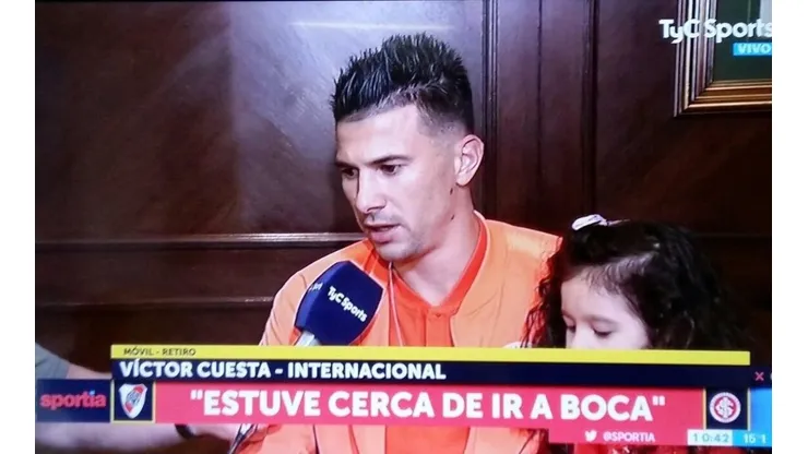 Lo quisieron convencer: Cuesta confesó que hubo dos jugadores de Boca que lo llamaron para ir al club