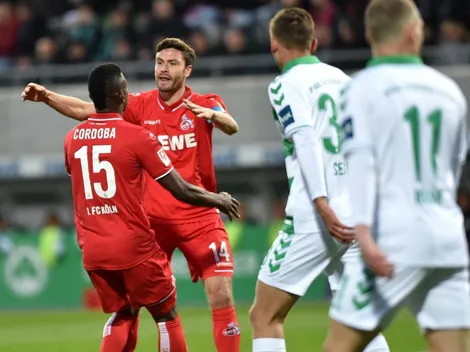 Hat-trick del colombiano Jhon Córdoba y ascenso del Köln a la Bundesliga