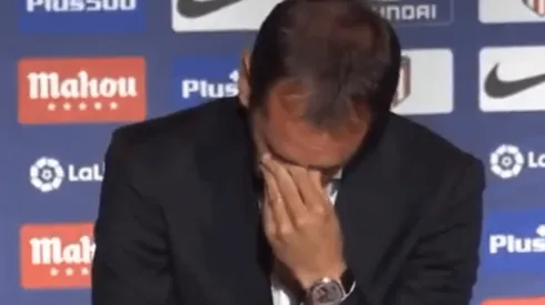 Diego Godín no pudo evitar el llanto al anunciar su salida de Atlético Madrid