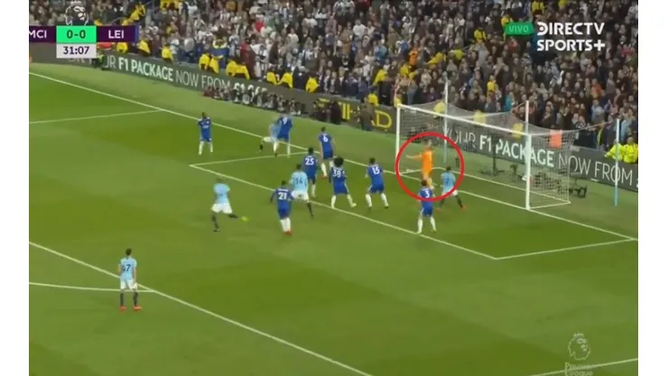 La tapada de Schmeichel.