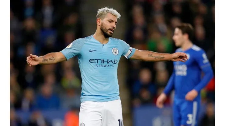 Manchester City vs Leicester City por la Premier League.