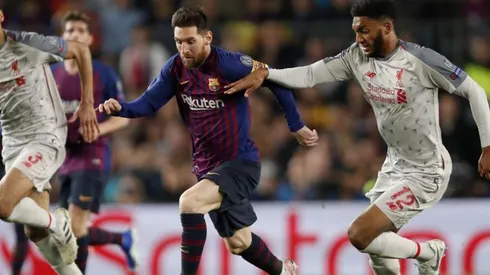 Liverpool vs Barcelona por la Champions League.