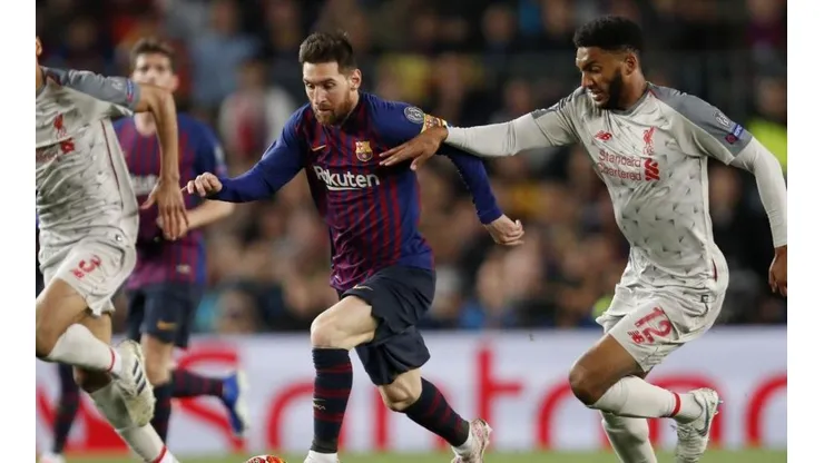 Liverpool vs Barcelona por la Champions League.