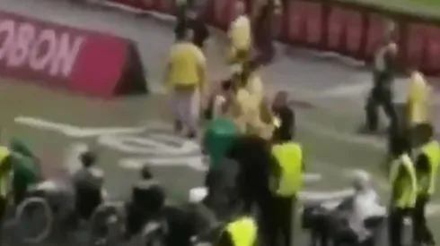 Sigue impune: Líder de barra brava de Nacional agredió a un hincha