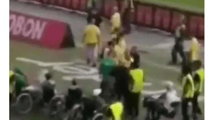 Sigue impune: Líder de barra brava de Nacional agredió a un hincha