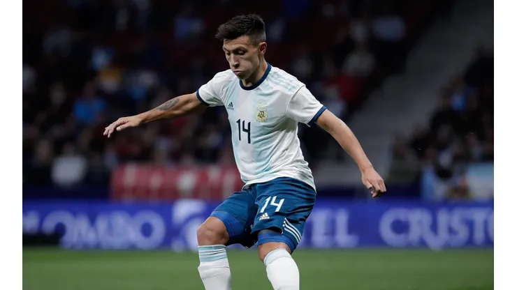 Lisandro Martínez en la Selección Argentina.