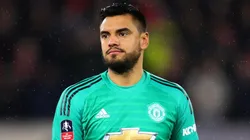Sergio Romero en Manchester United.