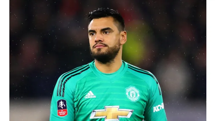 Sergio Romero en Manchester United.