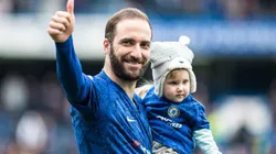 La felicidad de Gonzalo Higuaín.