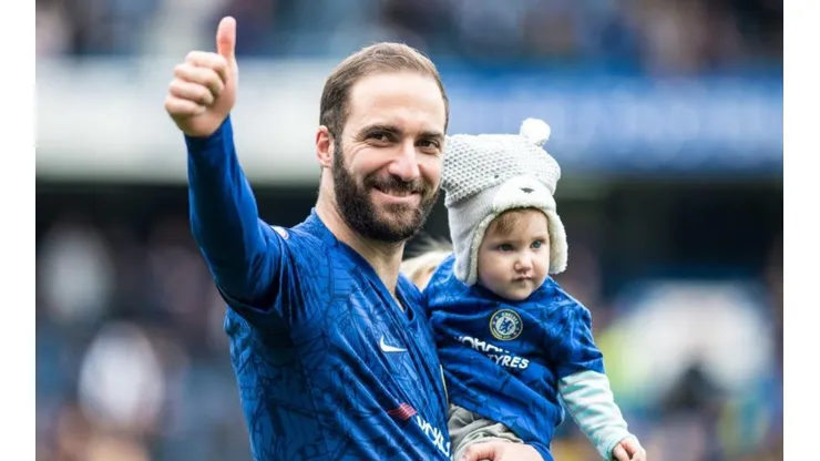 La felicidad de Gonzalo Higuaín.