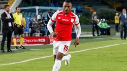 Fabio Burbano, jugador de Santa Fe.