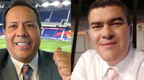 Javier Fernández y Eduardo Luis López, narradores en RCN y WIN Sports.