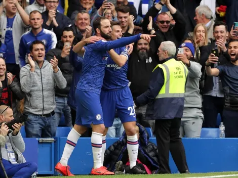 Chelsea le ganó 3-0 a Watford con un gran gol de Gonzalo Higuaín