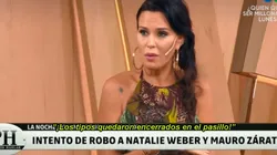 Natalie Weber contó cuando le entraron a robar y Zárate encerró a los ladrones en la casa