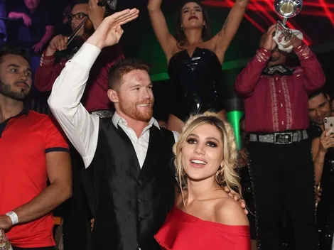 Canelo Álvarez unificó coronas, se fue de fiesta con su novia y disfrutó la música de Ozuna