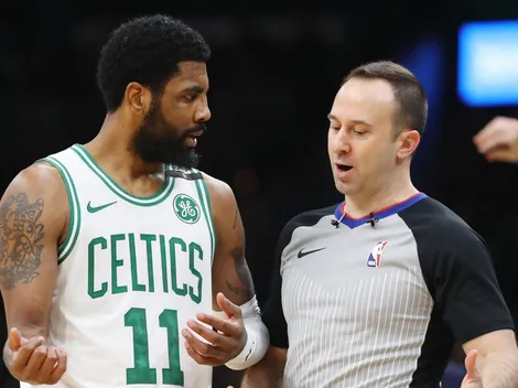 Kyrie Irving enloqueció contra los árbitros y les hizo una acusación muy polémica