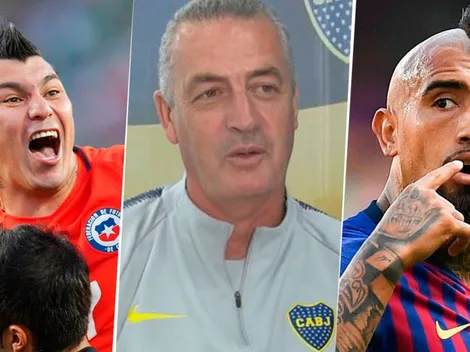 Perfectos para Boca: a Alfaro le preguntaron por Gary Medel y Arturo Vidal
