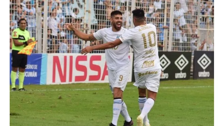 El festejo de Atlético Tucumán.
