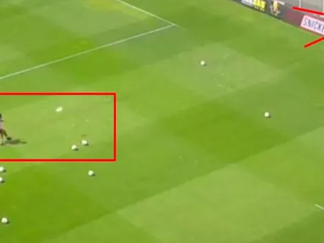 Hay que ser muy crack para hacer lo que hizo Cuadrado, ¡con una cesta y un balón!