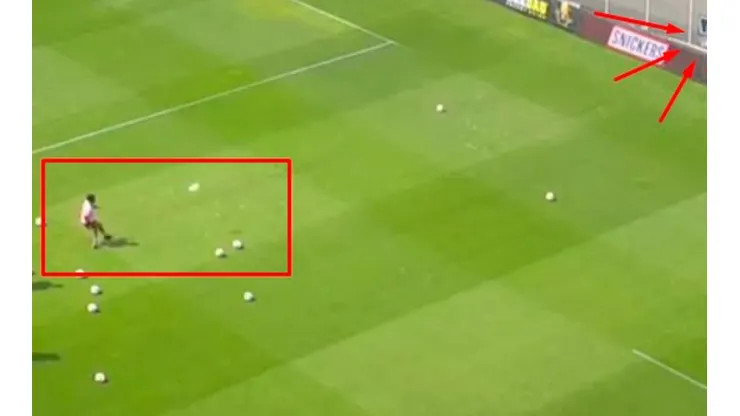 Hay que ser muy crack para hacer lo que hizo Cuadrado, ¡con una cesta y un balón!