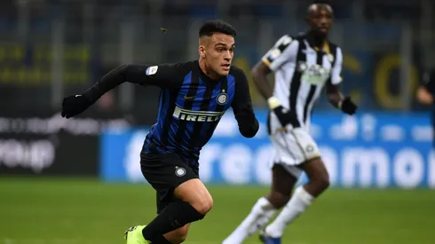 Lautaro Martínez no pudo anotar ante Udinese.