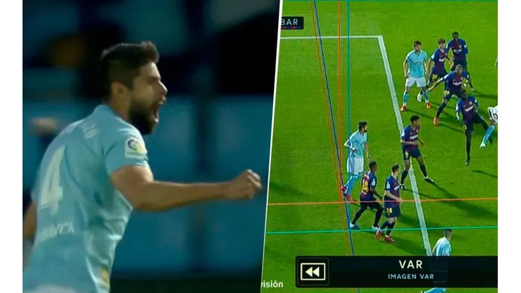 Nunca vimos un offside tan justo: el gol de Néstor Araujo a Barcelona que anuló el VAR