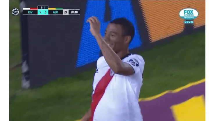 No diga gol, diga De la Cruz: aprovechó un rebote y anotó su hat-trick